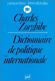 Cover of: Dictionnaire de politique internationale