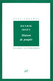 Cover of: Henrik Ibsen : Maison de poupée
