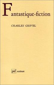Cover of: Fantastique-fiction by Charles Grivel