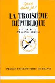 Cover of: Republique