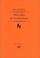 Cover of: Philosophie de l'arithmétique : Recherches psychologiques et logiques