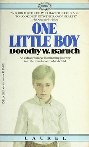 Cover of: One Little Boy by Dorothy W. Baruch
