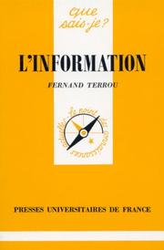 L' information by Fernand Terrou