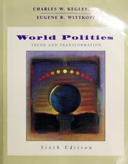 Cover of: World politics: trend and transformation