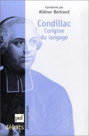 Cover of: Condillac  by Aliénor Bertrand