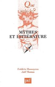 Cover of: Mythes et litterature