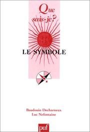 Cover of: Le symbole