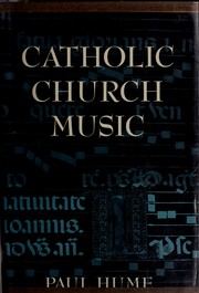 Cover of: Catholic Church music.