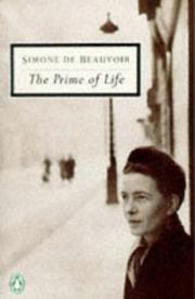 Cover of: Prime of Life, the (Twentieth Century Classics) by Simone de Beauvoir