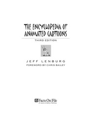 Cover of: Encyclopedia of Animated Cartoons by Jeff Lenburg