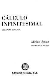 Cover of: Calculus - Calculo Infinitesimal 2 by Spivak