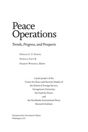 Cover of: Peace operations: trends, progress, and prospects