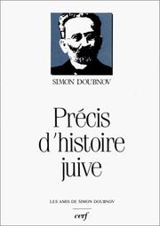 Cover of: Précis d'histoire juive : Des origines à 1934