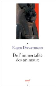 Cover of: De l'immortalité des animaux