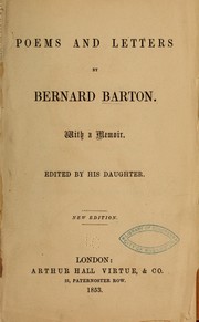 Cover of: Poems and letters
