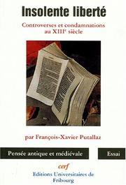 Cover of: Insolente liberté