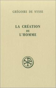 Cover of: La Création de l'homme