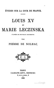Cover of: Études sur la cour de France.