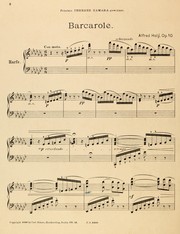 Cover of: Barcarole, Ces dur für Harfe, op. 10