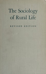 Cover of: The sociology of rural life.