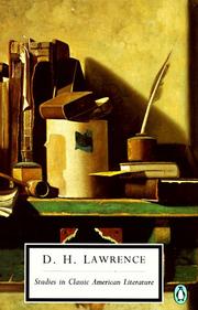 Cover of: Studies in Classic American Literature (Twentieth Century Classics) by David Herbert Lawrence