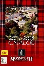 Cover of: Monmouth College catalog by Monmouth College (Monmouth, Ill.)