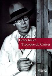 Cover of: Tropique du cancer by Henry Miller