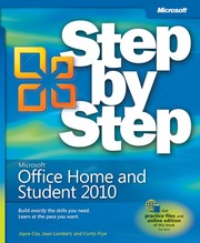 Cover of: Microsoft Office home and student 2010 step by step by Joyce Cox