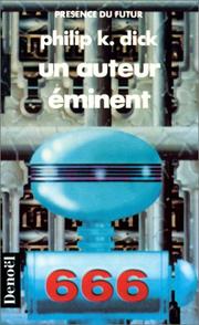 Cover of: Un auteur éminent by Philip K. Dick, Emmanuel Jouanne