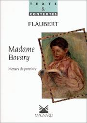 Cover of: Madame Bovary by Gustave Flaubert, Gérard Gengembre