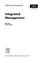 Cover of: CIMA Exam Practice Kit: Integrated Management