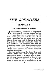 Cover of: The spenders: a tale of the third generation