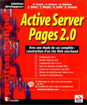 Cover of: Active Server Pages 2.0