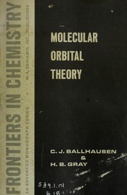 Cover of: Molecular orbital theory by Carl Johan Ballhausen