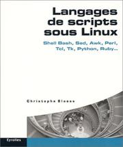 Cover of: Langages de scripts sous Linux