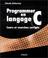 Cover of: Programmer en langage C 