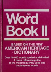Cover of: REF WORD BK REVISED by Robert W. Harris