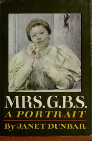 Cover of: Mrs. G.B.S.: a portrait.