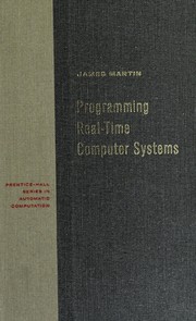 Cover of: Programming real-time computer systems.