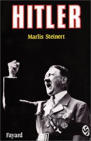 Cover of: Hitler by Marlis Steinert