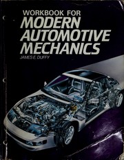 Cover of: Workbook for Modern Automotive Mechanics by James E. Duffy