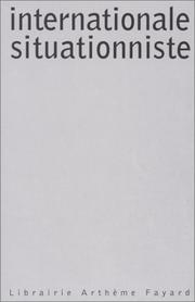 Cover of: Internationale situationniste, [1958-1969]