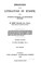 Cover of: Introduction to the Literature of Europe: In the Fifteenth, Sixteenth, and ...