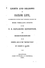 Cover of: Lights and shadows of sailor life by Joseph G. Clark