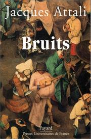 Cover of: Bruits by Jacques Attali
