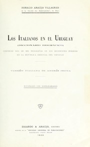 Cover of: Los Italianos en el Uruguay by Horacio Araújo Villagran