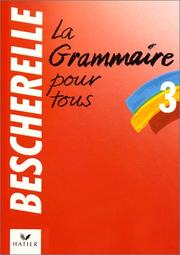 Cover of: Bescherelle 3 by 