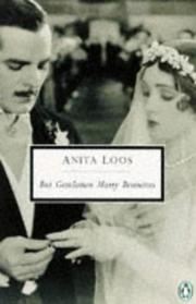 Cover of: But gentlemen marry brunettes by Anita Loos