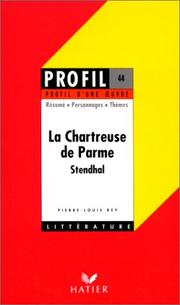 Cover of: La Chartreuse de Parme by Stendhal