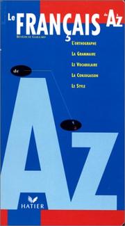 Cover of: Practique Du Francais De A-Z